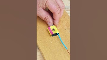 Wire Hack: No Fasteners Needed #shorts #diy #tips