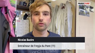 Nicolas Bazire, entraîneur de Freyja du Pont (23/11 à Mauquenchy)