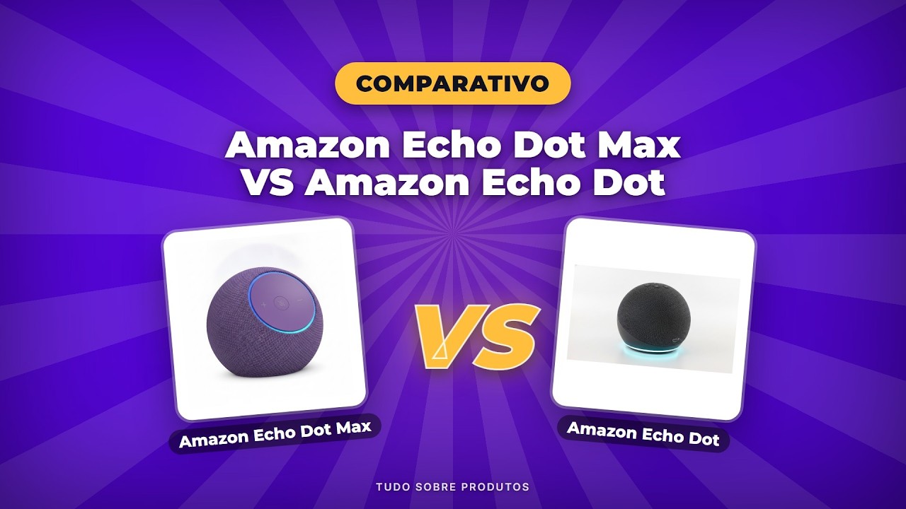 Capa: Amazon Echo Dot Max vs Echo Dot: Quem Vence em 2026? 🏆