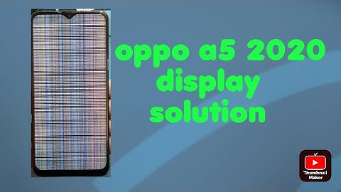 oppo a5 2020  display problem