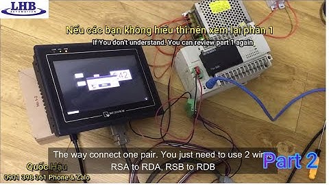 Kết nối PLC - HMI weinview bằng RS 485 - Part 2