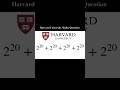 Harvard University Maths Question answer ✅ #maths #learnmath #mathswithharry #education#mathematics
