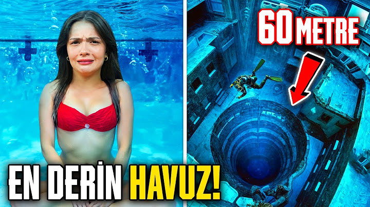 DÜNYANIN EN DERİN HAVUZUNA DALDIM ! (BOĞULDUM) Feride Özdinç