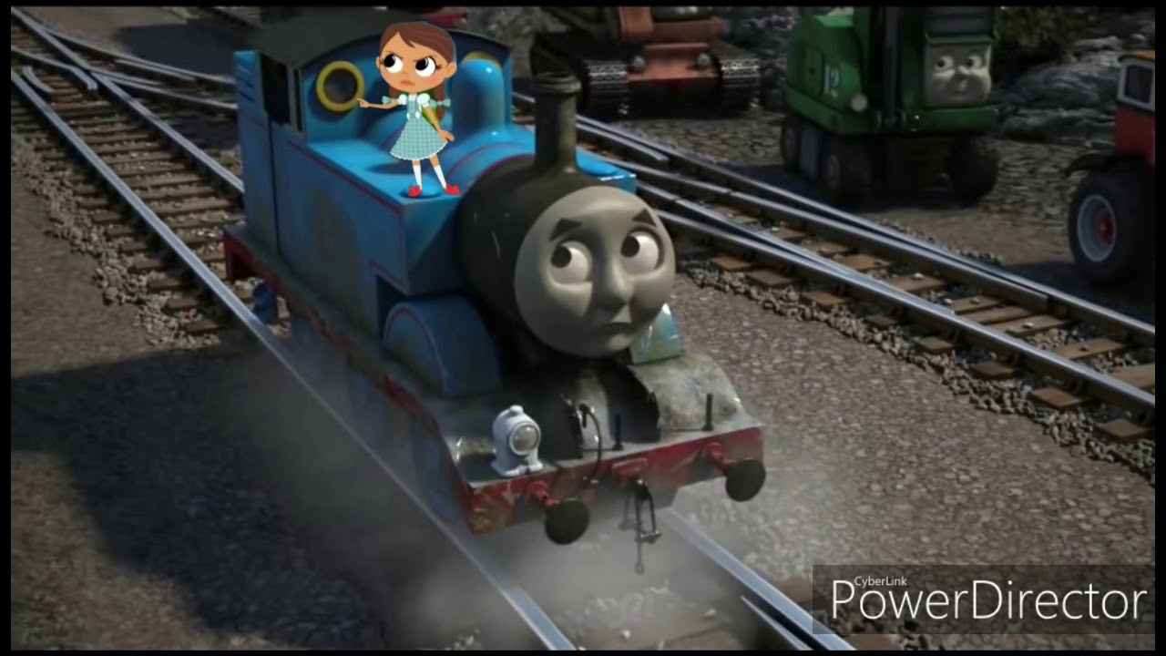 Dorothy Gale standing up to The Fat Controller for Thomas
