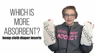 Prepping Hemp Cloth Diaper Inserts - To boil or not to boil?