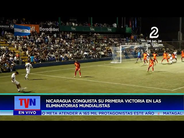 Nicaragua conquista su primera victoria en las eliminatorias mundiales class=