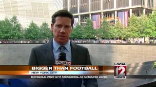 Bengals visit 9/11 memorial at Ground Zero