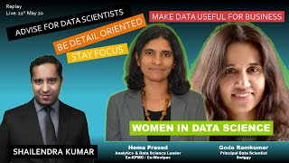 Ep4: Bringing together #WomeninDataScience to discuss processes, skills & usecases in #DataScience screenshot 4
