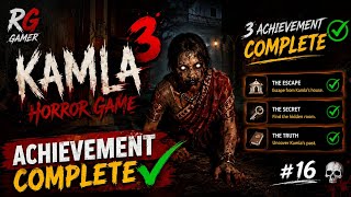 KAMLA Game All Achievements Completed 🔥 | Full Gameplay Walkthrough #16 | Horror Game Ending