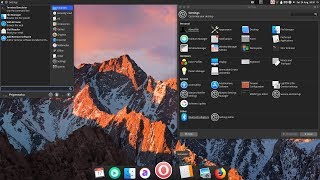 Manjaro Xfce linux look Like Mac OS