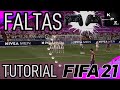 TUTORIAL DE FALTA💥FIFA 21💥APRENDA A COBRAR FALTAS COMO UM PROFISSIONAL