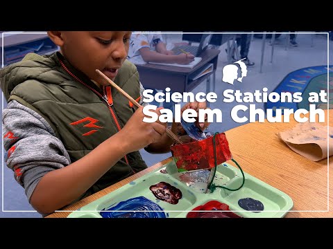 Science Stations at Salem Church Elementary School