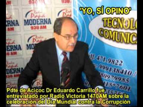 EMBAJADOR DR EDUARDO CARRILLO HERNANDEZ ENTREVISTA...