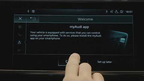 How to access the MMI setup wizard | Audi Explanatory Video