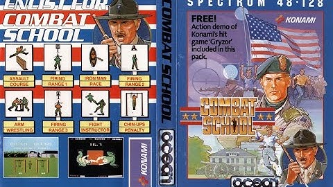 Combat School - ZX Spectrum 128K Gameplay Full Screen HD -