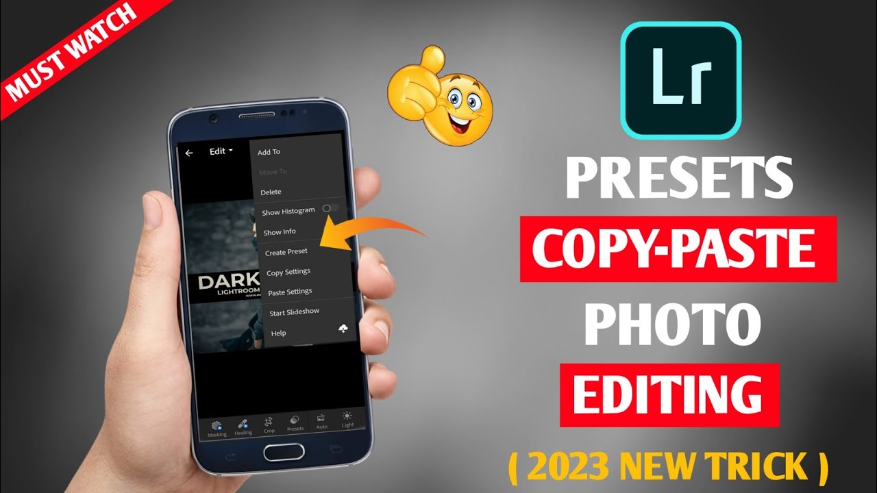 Lightroom copy-paste Photo Editing | copy-paste karke photo Editing kaise Kare | Simple Trick