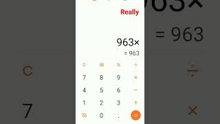 Really (Calculator) (magic trick) #technology #android #shorts #short
