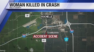 Ogle County woman killed after hitting semi