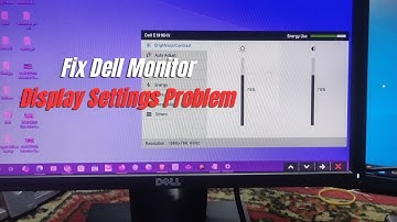 Fix Dell Monitor Display Settings Easy Solutions 2024 || Created by Afjal Hossain
