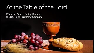 Video thumbnail of "At the Table of the Lord"