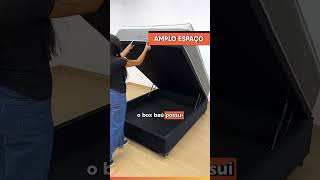 Cama Box Baú Colchão Casal Imperador - Esplanada Móveis
