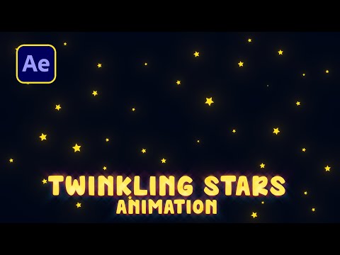 Twinkling Stars Animation in After Effects | Quick Tutorial