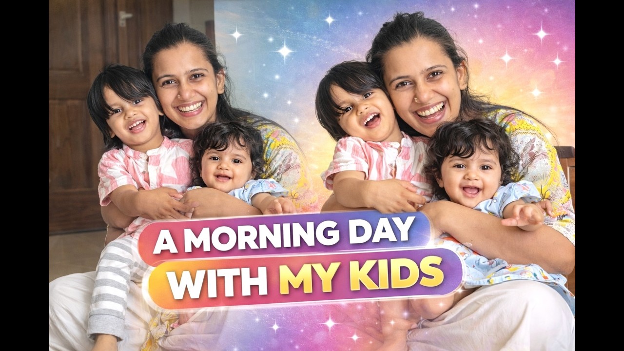 Morning Vibe with my Kids | Devikaa Nambiaar | Vijay Maadhhav | Athmaja | Om Paramathma