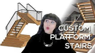 Revit - Create custom platform + floating stairs