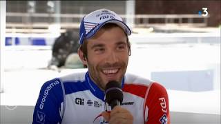 Tour de France : interview de Thibaut Pinot par Francetv après sa 2e place du 13 juillet.