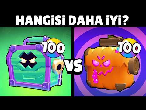 I opened 100 coffin boxes vs 100 pumpkin boxes on a brand new account 🔥 Brawl Stars