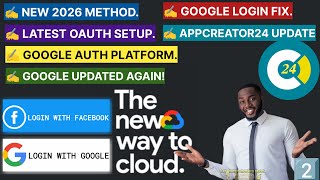 AppCreator24 Google Login 2026: New Google Cloud OAuth Setup (Latest Method)