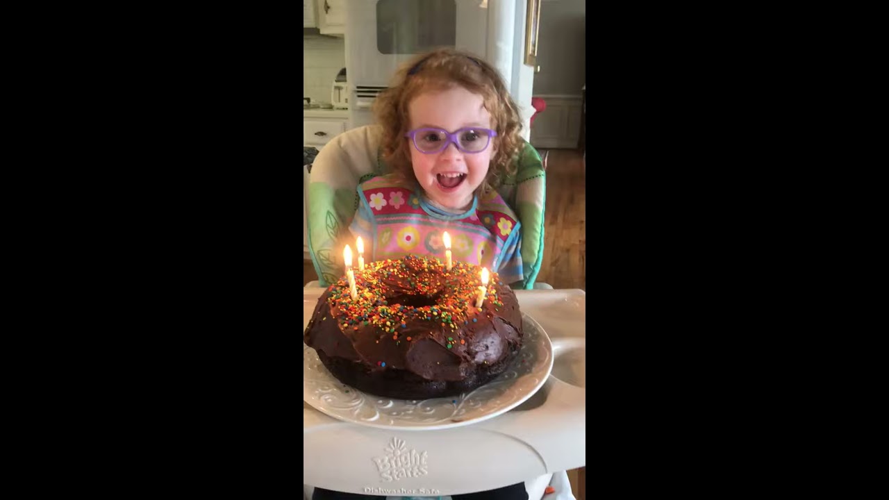 Girl Wishes Her Imaginary Dog Happy Birthday