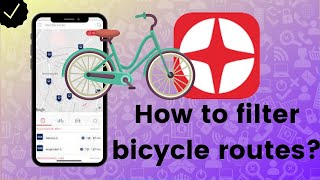 How to filter bicycle routes on WienMobil? screenshot 3