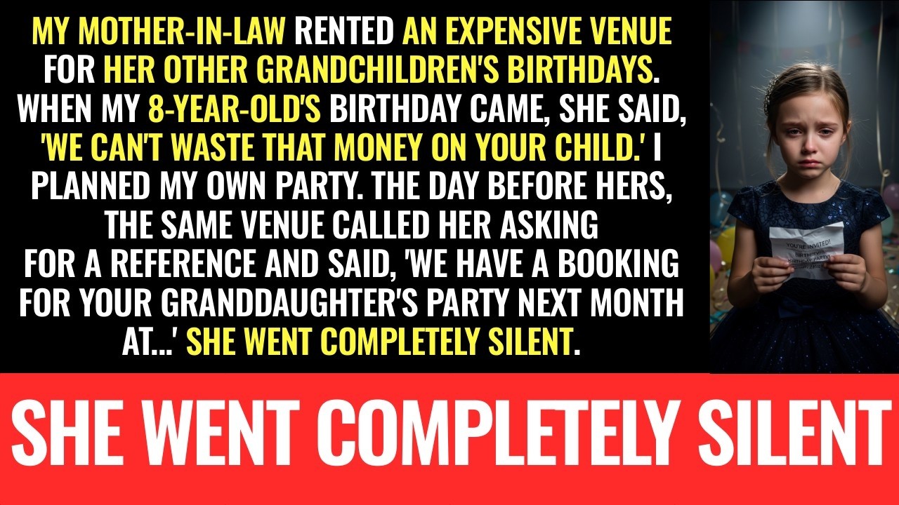 My mother-in-law said my 8-year-old was 