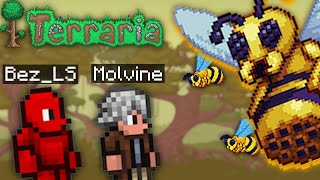 УБИЛИ КОРОЛЕВУ ПЧЕЛ🐝МОЛВИН и БЛС в Terraria | #9 | #terraria #майншилд  @MOLVINE @Bez_LS