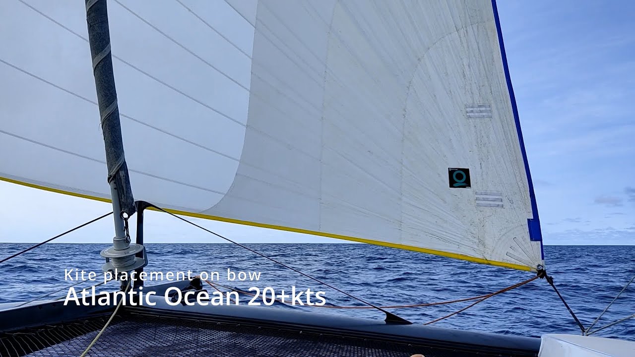 Flying the kite from the bow Bluewater sailing at it's best YouTube