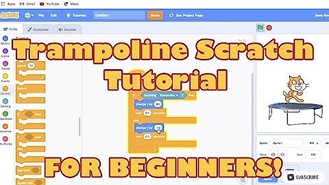 Beginner Scratch Trampoline Game TUTORIAL
