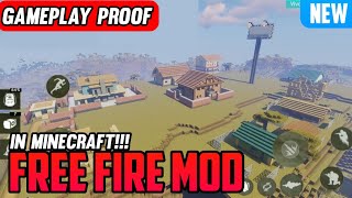 free fire mod in minecraft pe | PLAY FREE FIRE IN MINECRAFT PE | 2020 | in hindi screenshot 2