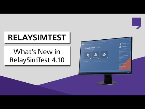 What is new in RelaySimTest 4.10