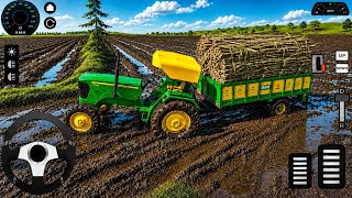 🚜 Indian Tractor Simulator Lite 🔥 10 LEVEL REAL TRACTOR CHALLENGE 😱 | Mud & Trolley Gameplay screenshot 2