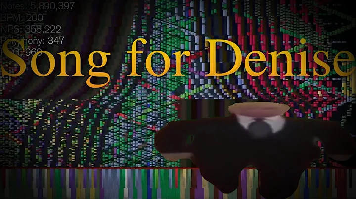 [Black MIDI] Song for Denise (Wide Putin Walking) ~ Piano Fantasia - 19.3 Million Notes