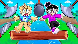 RODAMOS un TRONCO por LUGARES PELIGROSOS🪵💥💀SOYDANY en ROBLOX