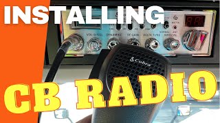 How to Install a CB Radio in the Truck | Cobra 29 LTD Classic