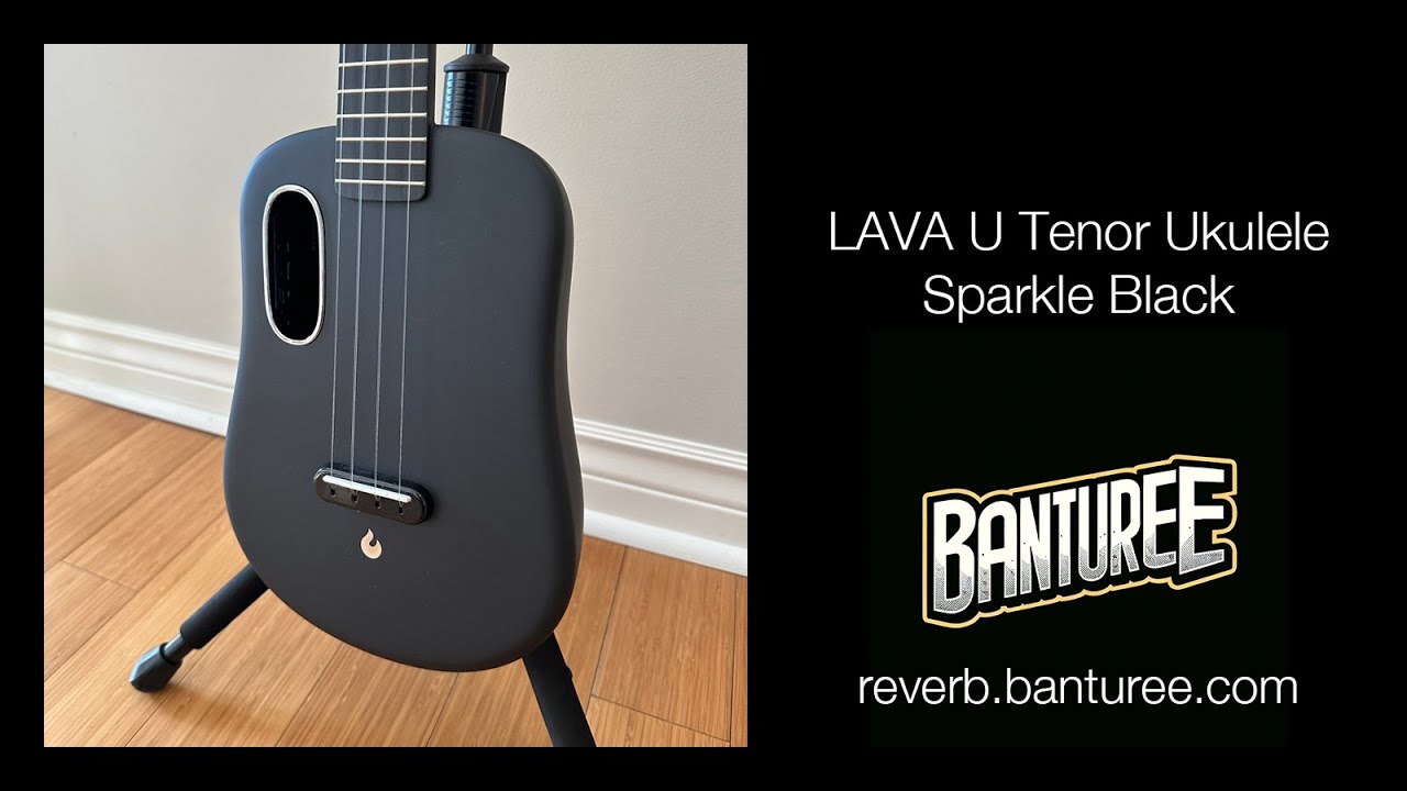 Quick Look... LAVA U Carbon Fiber Ukulele with Effects Tenor 26" Ukulele with Space Case For