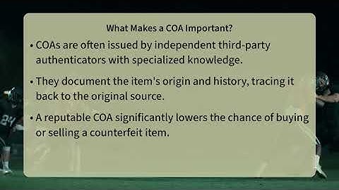 Is A Certificate Of Authenticity Really Necessary?