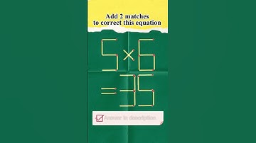 Мatchstick puzzle №257 Add 2 matches to correct this equation