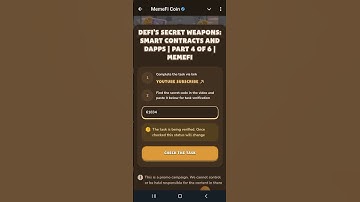 Code - DeFi’s Secret Weapons: Smart Contracts and dApps | Part 4 of 6 | MemeFi #memefi #nft #crypto