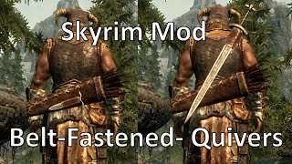 Belt Fastened Quiver Skyrim Mod Youtube