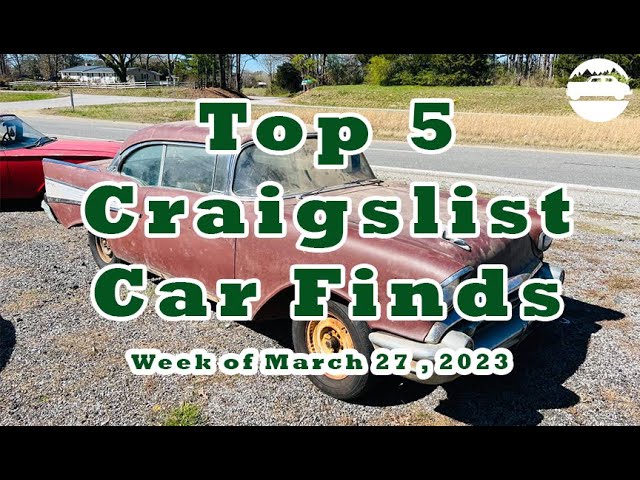 Top 5 Craigslist Cars - Week of March 27, 2023 