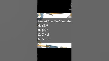 Sum of first 5 odd numbers?? #shorts #youtubeshorts #youtube #trending #trendingshorts